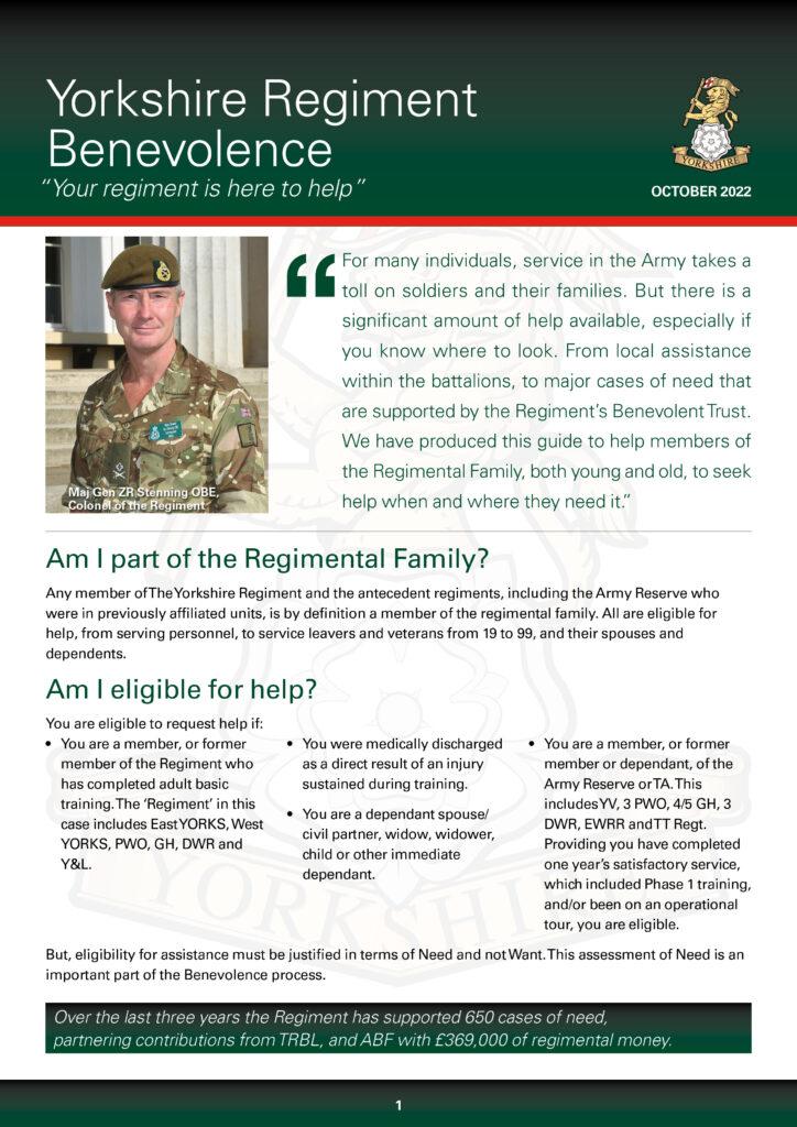 Publications – The Royal Yorkshire Regiment